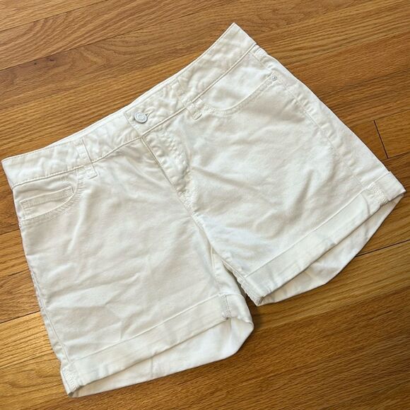 Tommy Hilfiger cuffed white shorts, size 4 - Picture 1 of 6